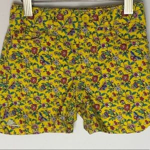 🐳Gap kids yellow floral shorts
